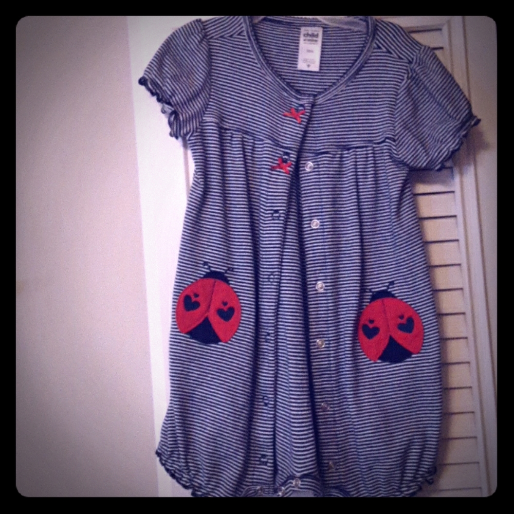 Ladybug romper